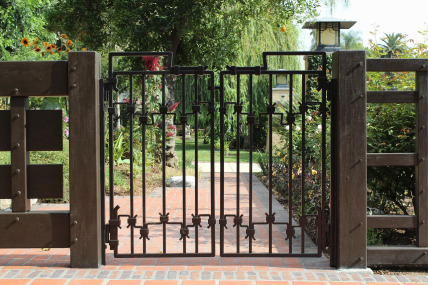 Gated residential community entrance