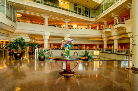 luxury hotel lobby